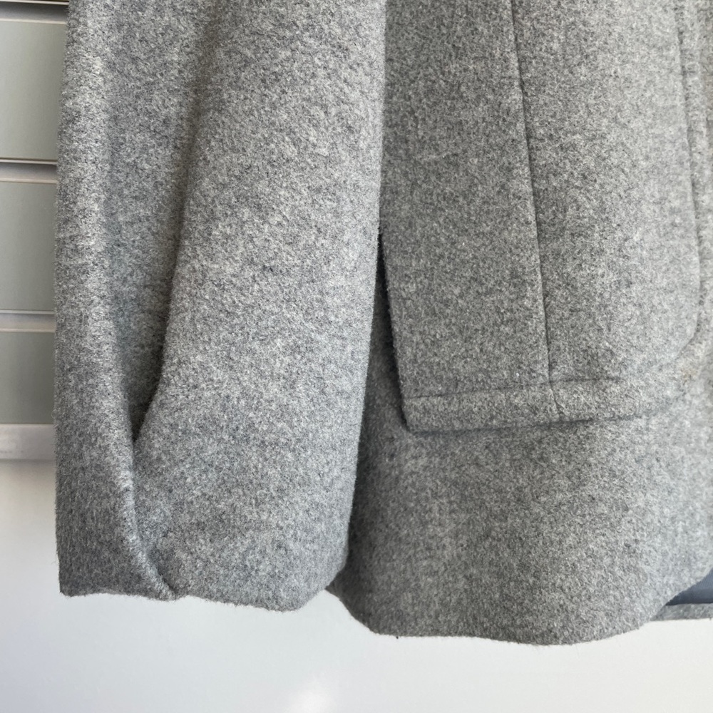 Gray peacoat - Picture 3 of 6